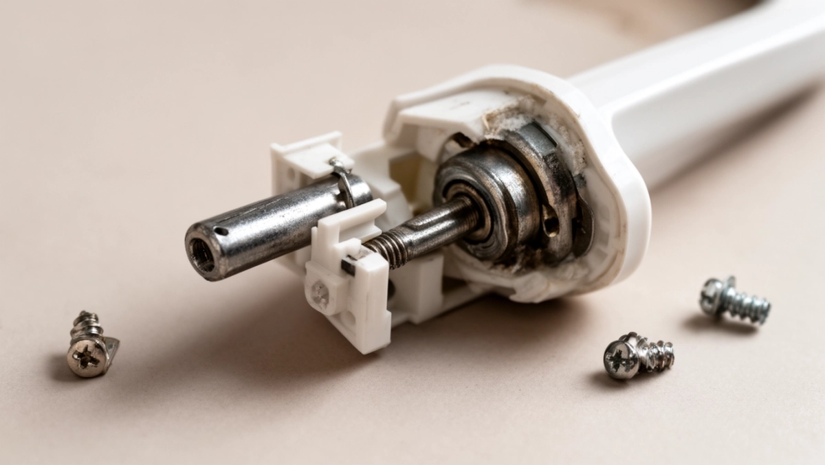 Budowa klamki okiennej