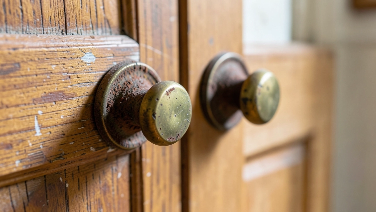 czym pomalować klamki w drzwiach