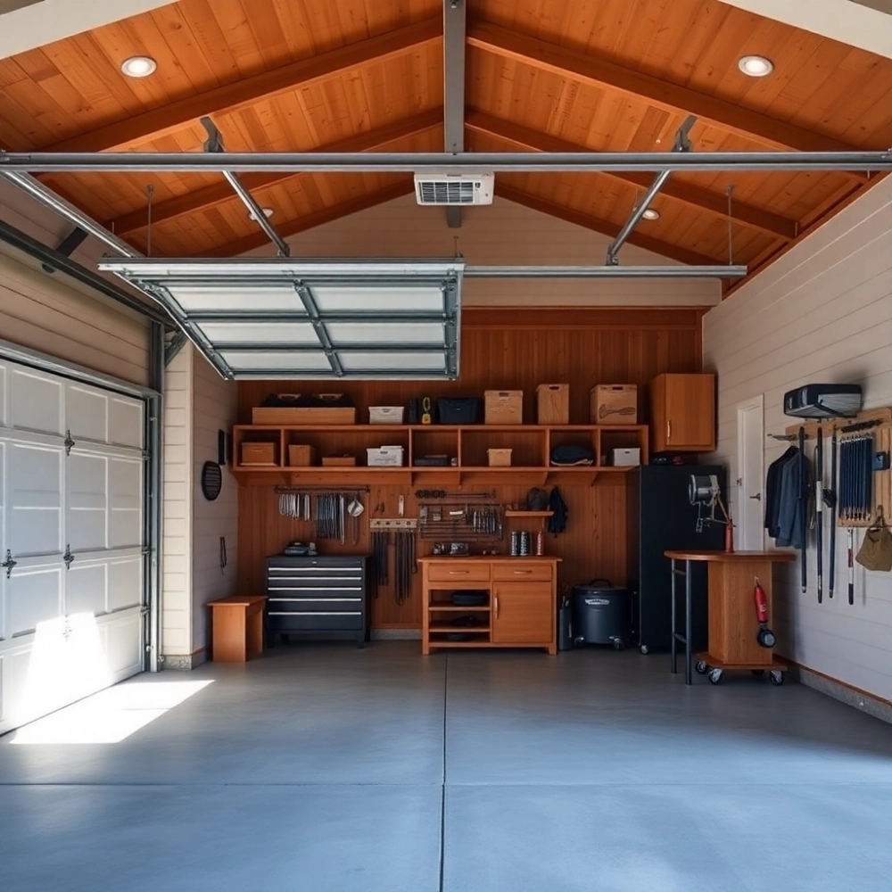 Gotowy Garaż Z Pomieszczeniem Gospodarczym