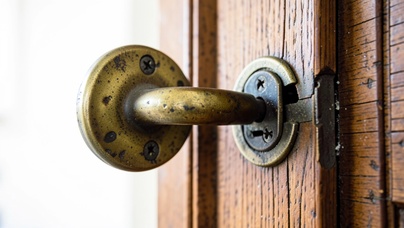 Jak zdemontować starą klamkę wejściową
