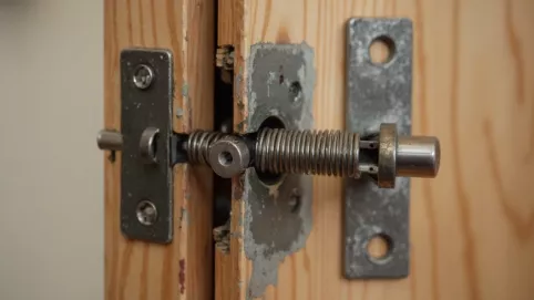 Budowa klamki do drzwi