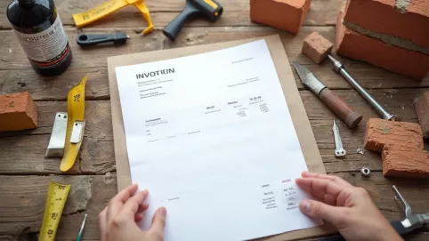 Faktura za remont mieszkania wzór