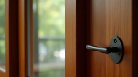 Okna orzech jakie klamki