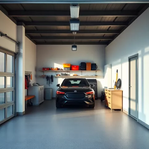 Projekt Garażu Z Pomieszczeniem Gospodarczym