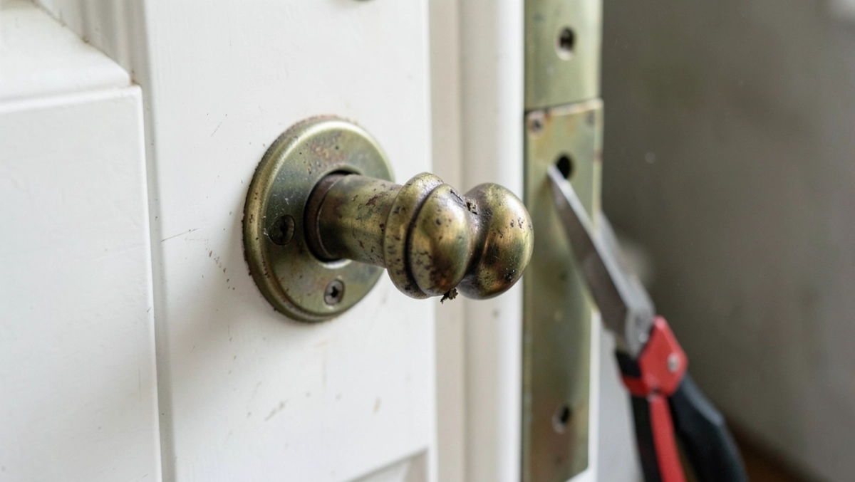 Wymiana klamki w drzwiach wejściowych