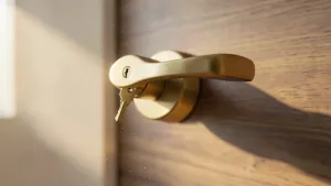 klamka na klucz do drzwi pokojowych